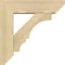 Ekena Millwork Balboa Slat Rough Sawn Bracket w/ Offset Brace, Douglas Fir, 6"W x 20"D x 20"H BKT0604X20X20BOA06RDF - alternate 4